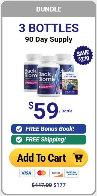 backbiome 3 bottle