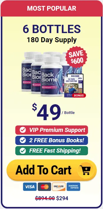 backbiome 6 bottle